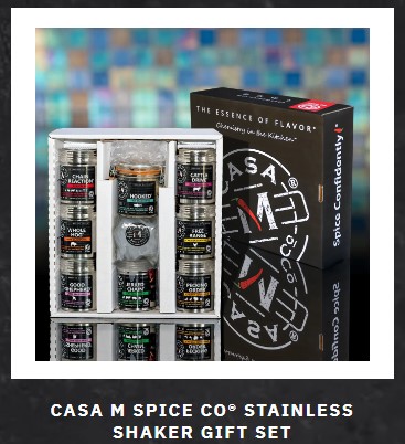 Casa M shaker gift set