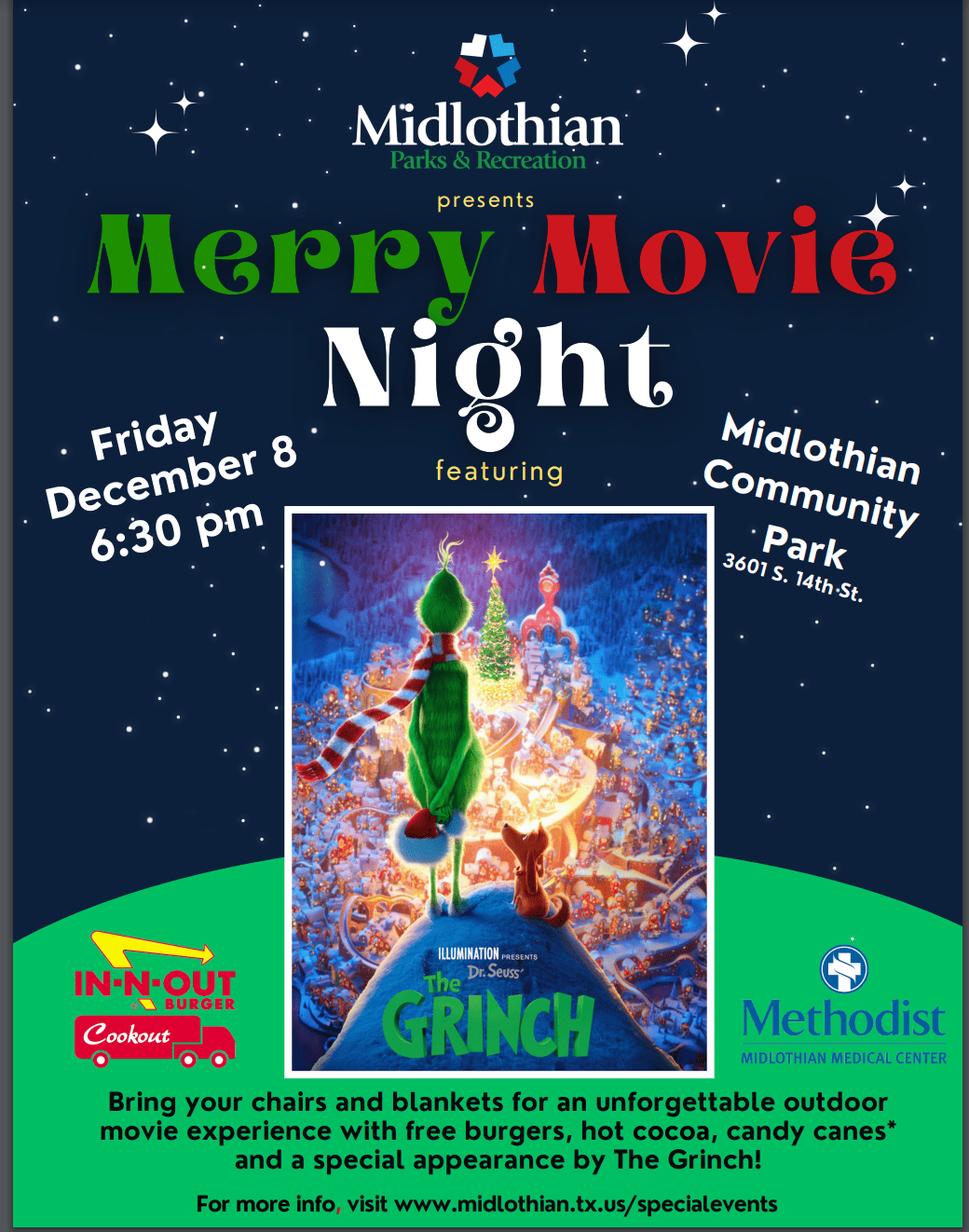 Midlothian Merry Movie Night poster