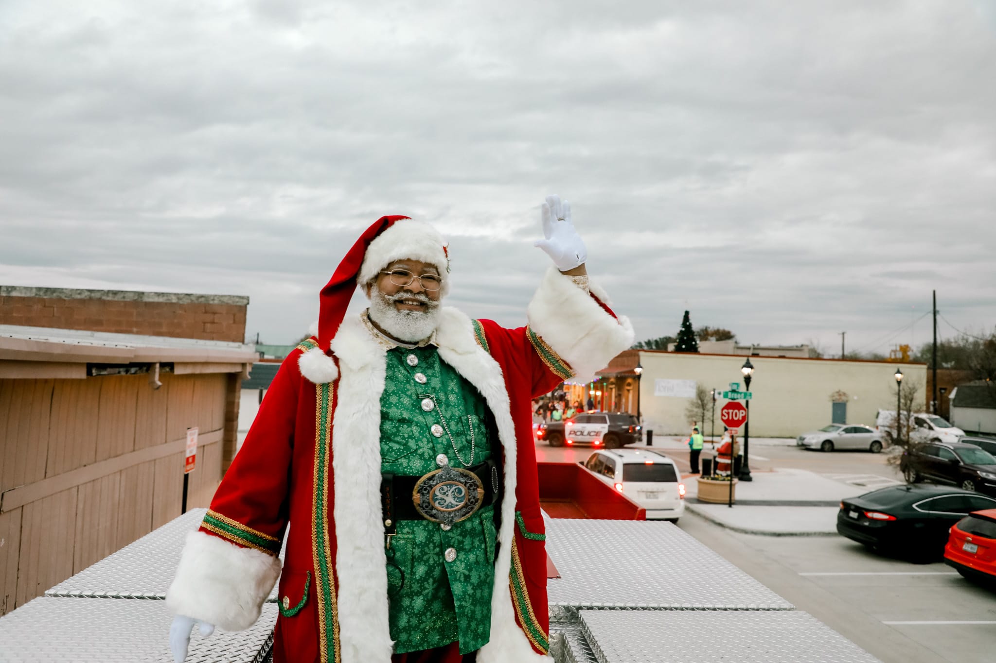 black Santa in Cedar Hill