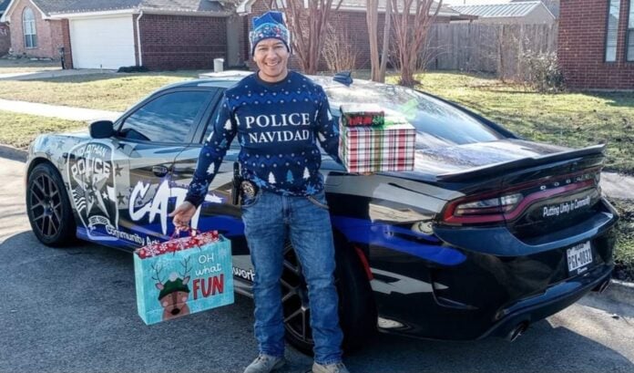 Officer Douglass with CATT car