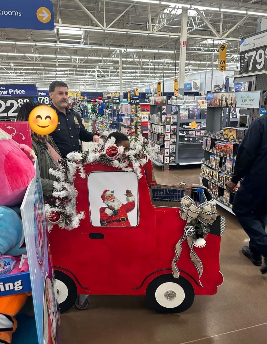 Midlothian Chief of Police at Walmart