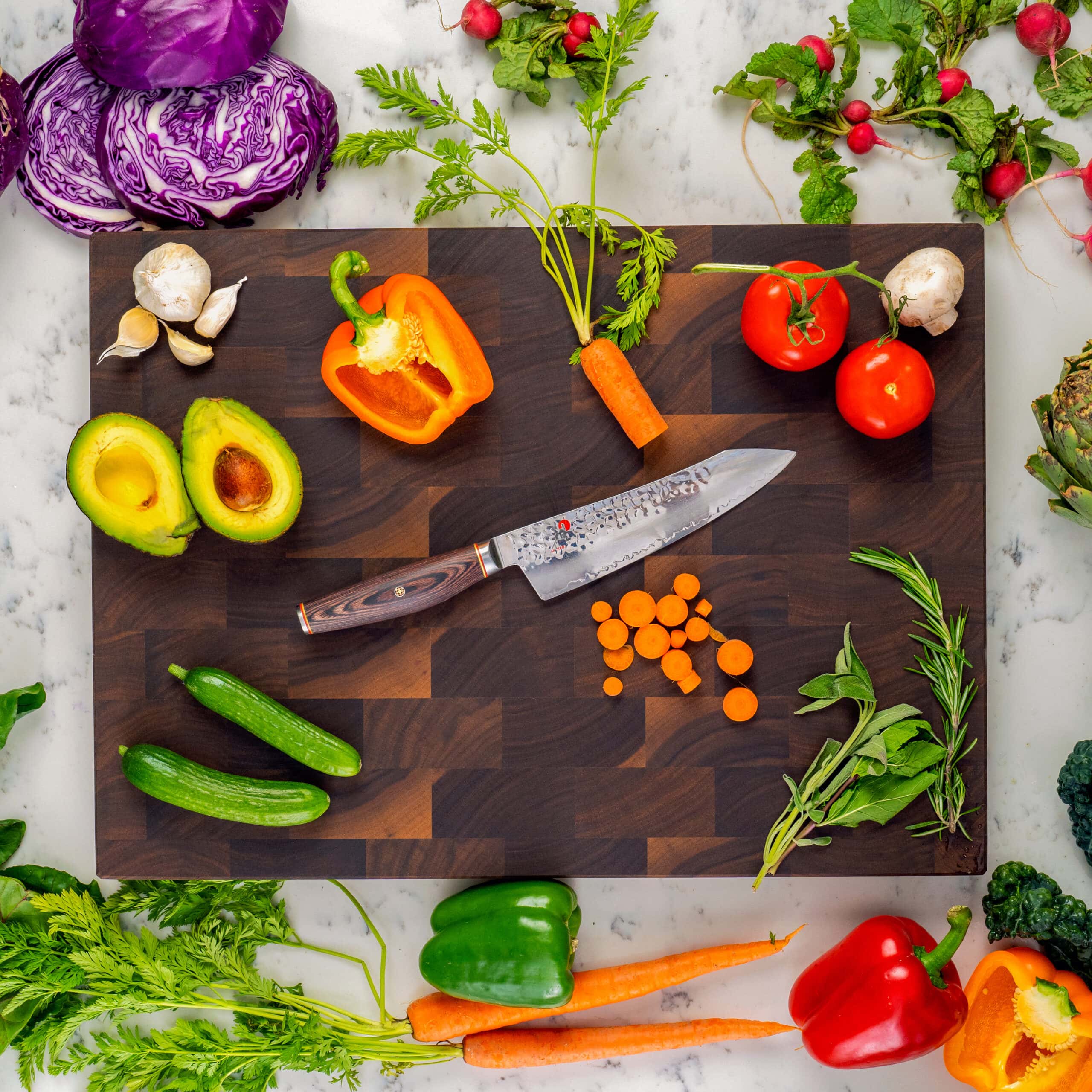 Stylized End Grain Cutting Board 