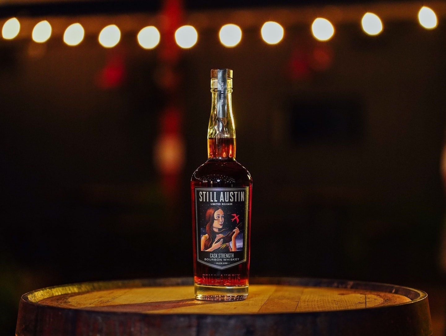 cask strength bourbon bottle