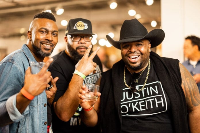 three black males posing