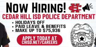 Cedar Hill ISD Police Department is Hiring New Officers Now hiring CHISD Police