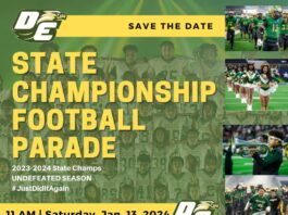 DeSoto ISD state championship parade flyer