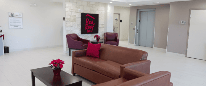 lobby of Red Roof Inn Hutchins