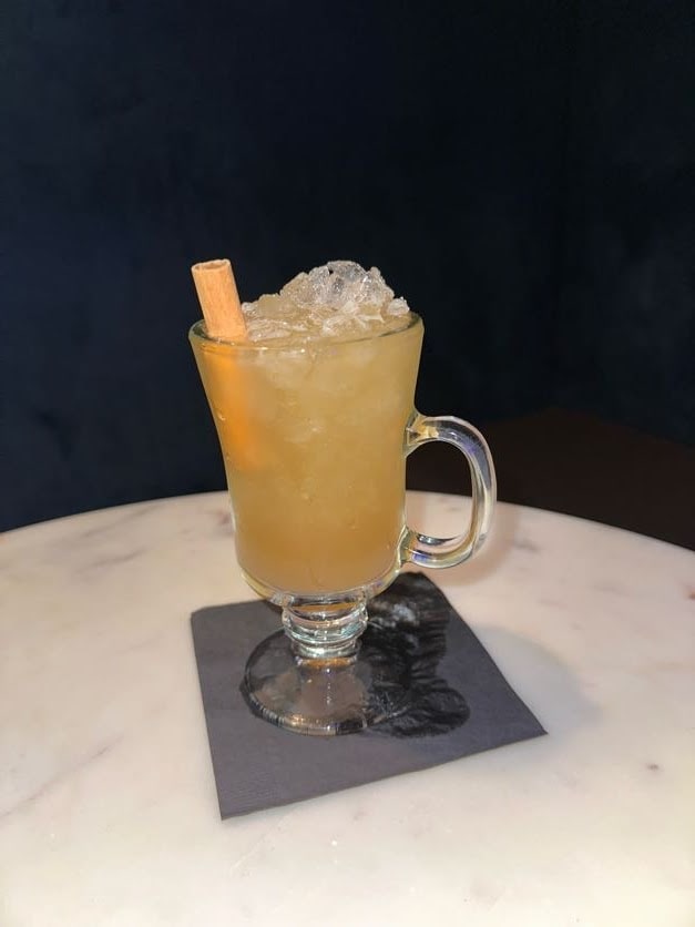 cocktail with straw