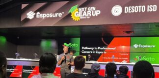 DeSoto Independent School District Launches Esports Program, Paving the Way for High-Tech Careers and Industry Partnerships people's backs in Esposure center