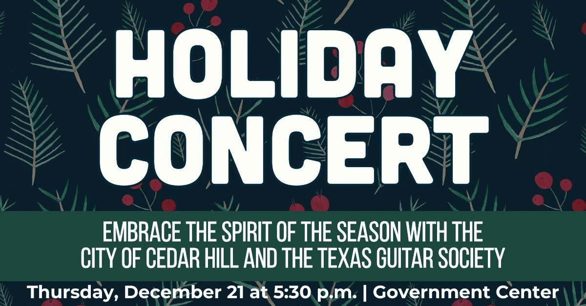 holiday concert flyer