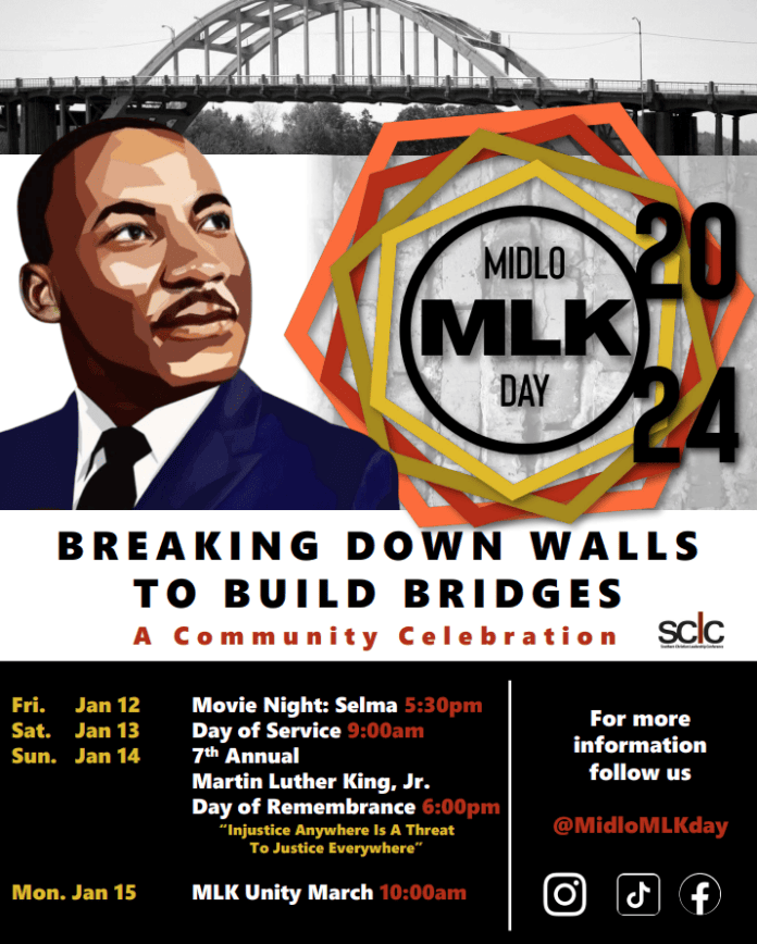 MLK day poster for Midlothian