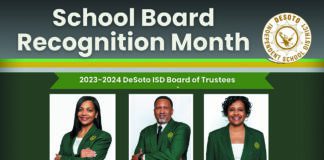 DeSoto ISD Recognizes Its Trustees During Board Appreciation Month