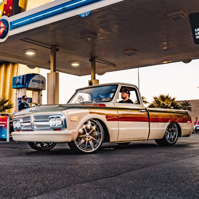 GMC low rider truck Skidmark