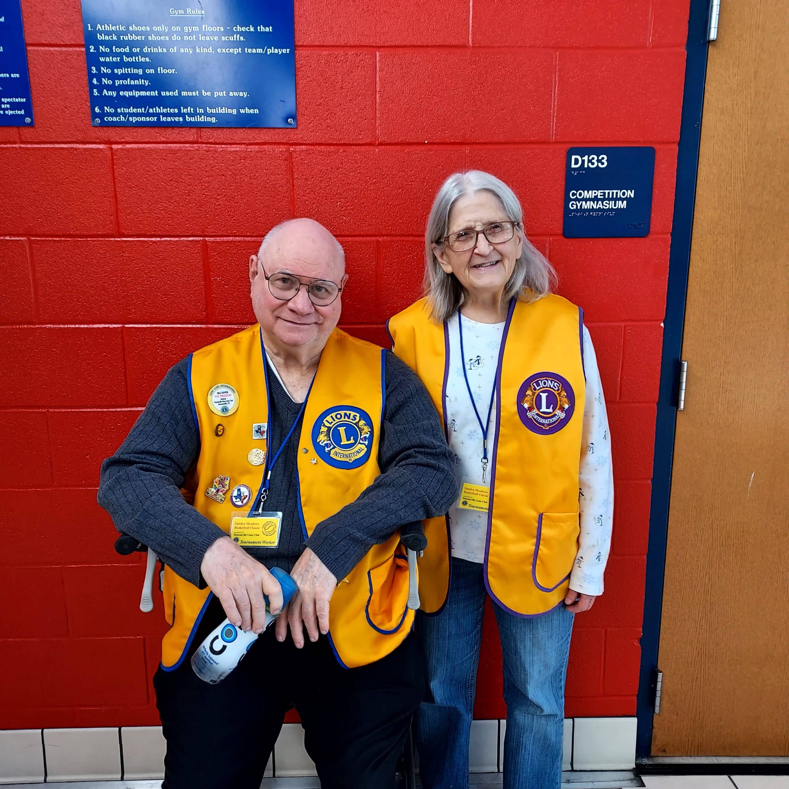 Lions Club workers