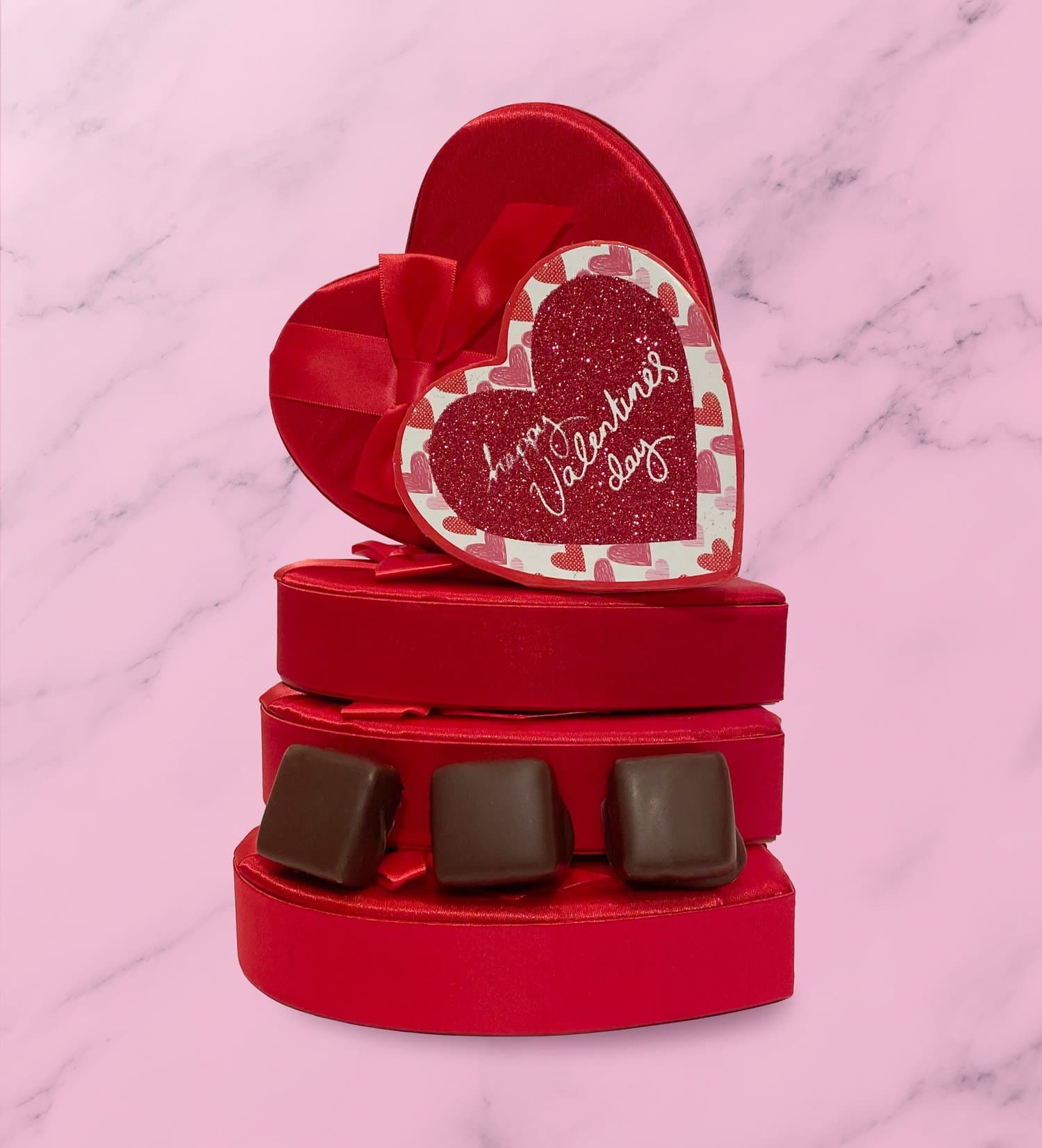 heart box with chcolates