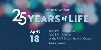 Life School Celebrates 25 Years of Educational Excellence in North Texas white text on dark blue background