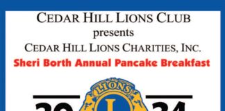 Cedar Hill Lions Club pancake breakfast