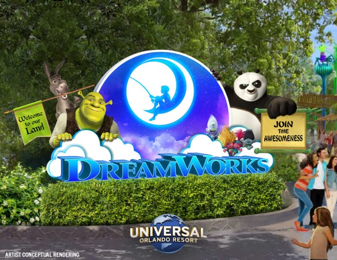 DreamWorks Land Marquee - Universal Orlando Resort