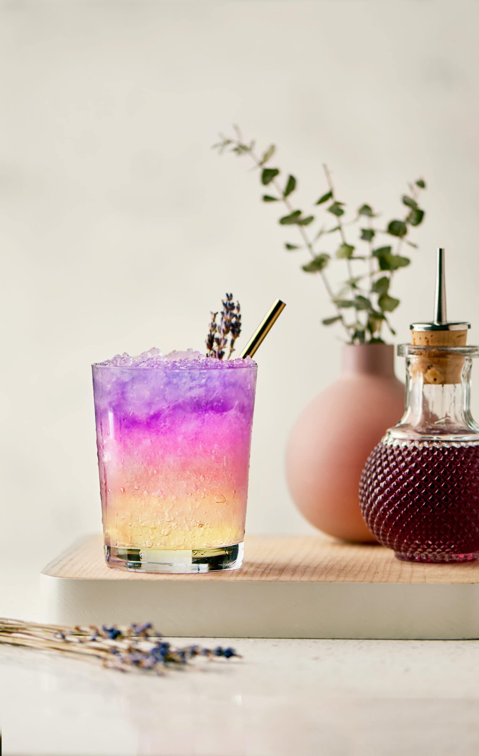 lavender colored cocktail