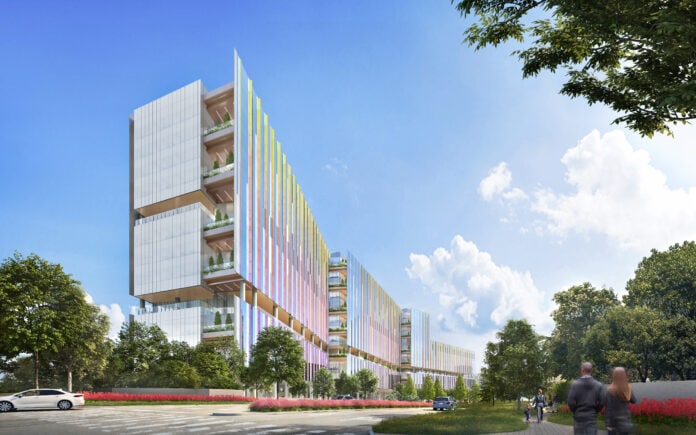 conceptual rendering of new childrens hospital Dallas campus