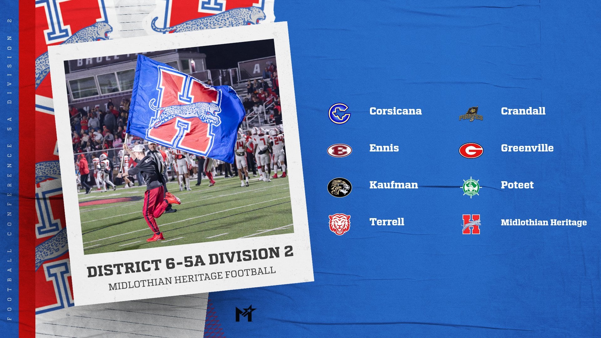 Heritage football conference teams