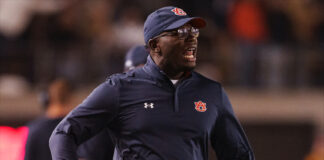 Cedar Hill ISD Alum Bradley Makes An Impact Coaching At Auburn University Logan Bradley on football field
