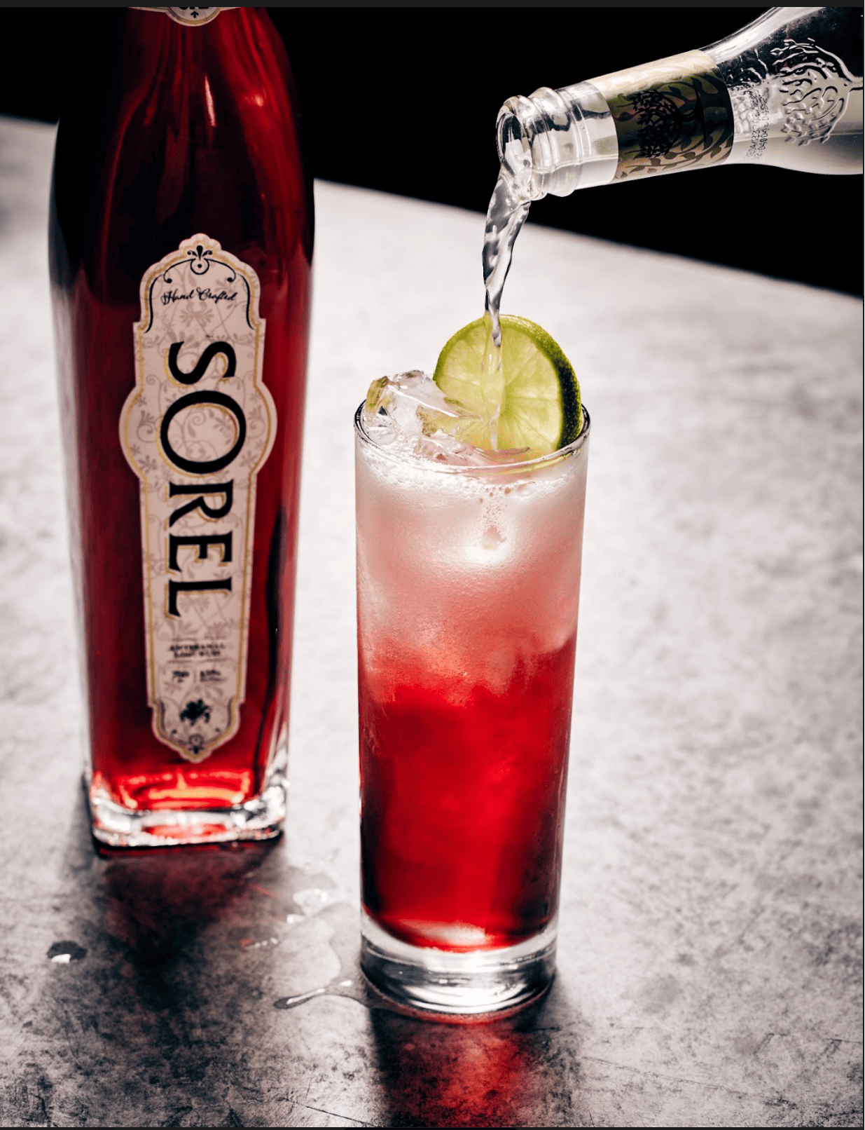 hibiscus mule with Sorel bottle