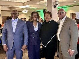 Two Black men with two black women