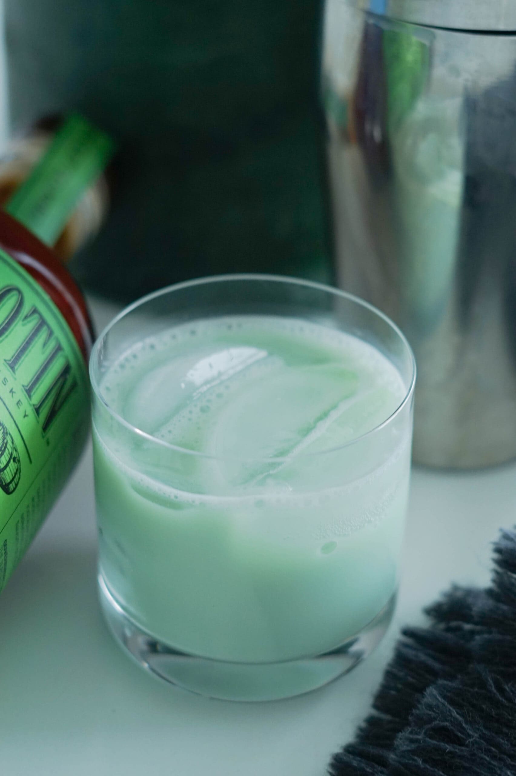 pale green cocktail