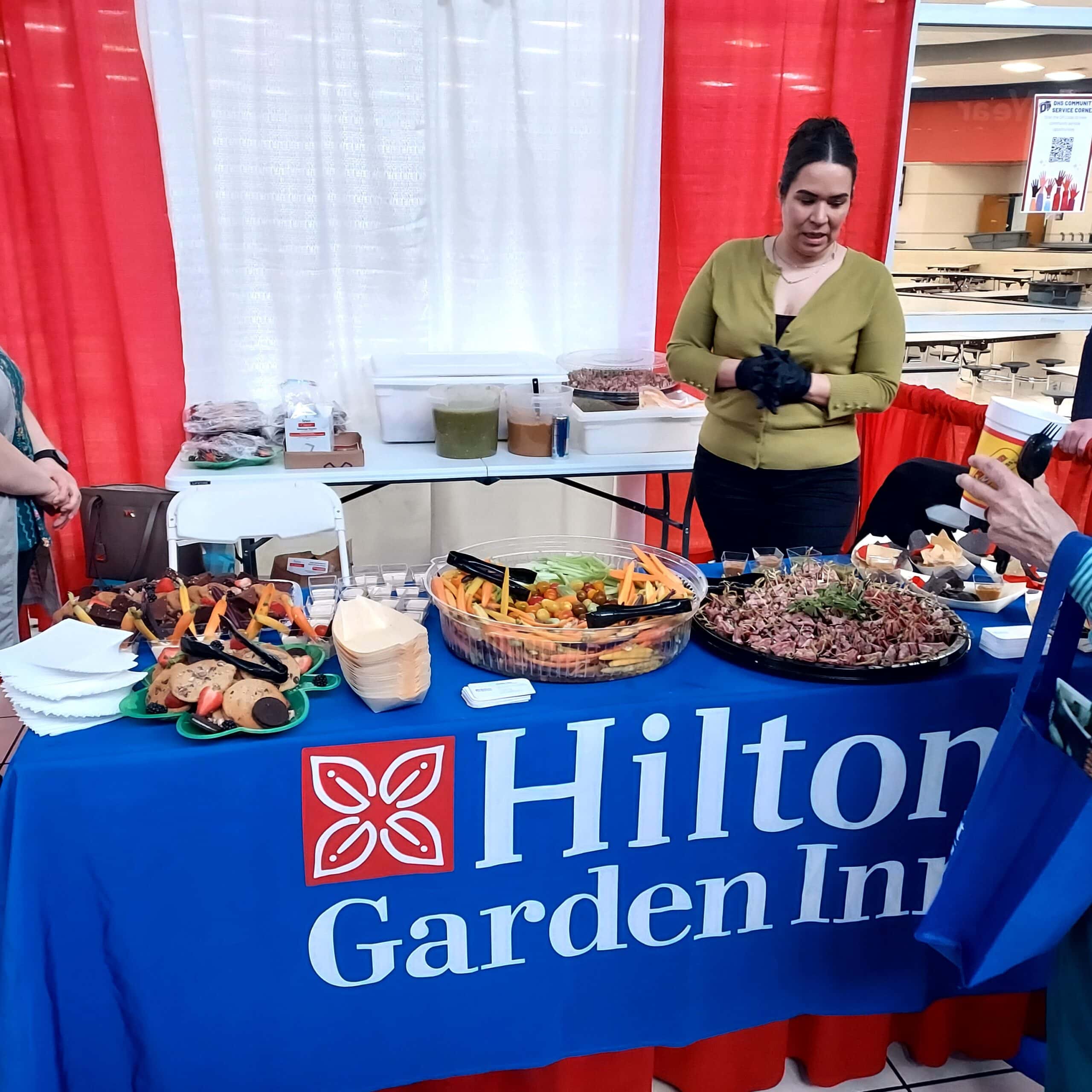 Food booth at Flavor event