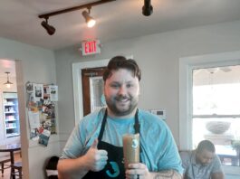 White Rhino manager Blake Davis