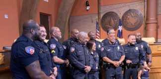 Cedar Hill ISD Police Swears In Four New Officers Cedar Hill ISD police officers