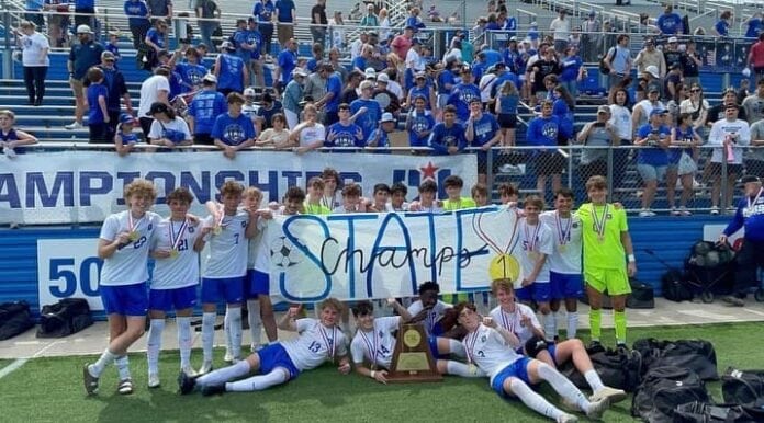 Midlothian Panthers boys soccer team