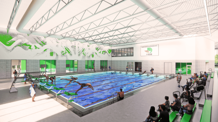 lap pool rendering