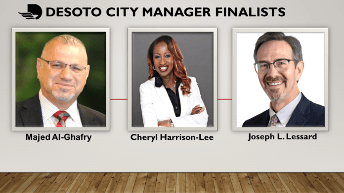 DeSoto City Manager finalists graphic
