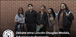DeSoto ISD Debate Team Wins Lincoln Douglas Medal, Advances male and female students