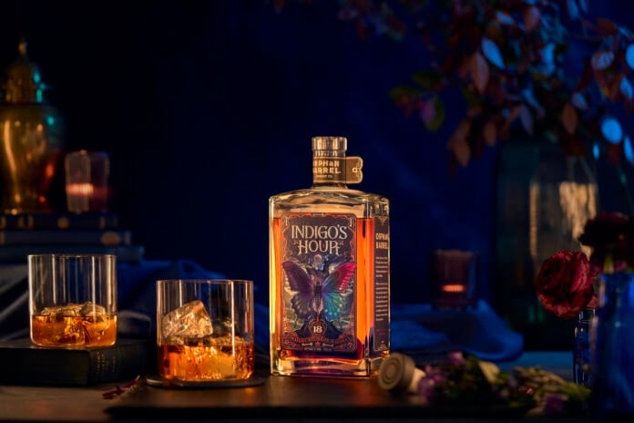 Indigo Hour bourbon bottle