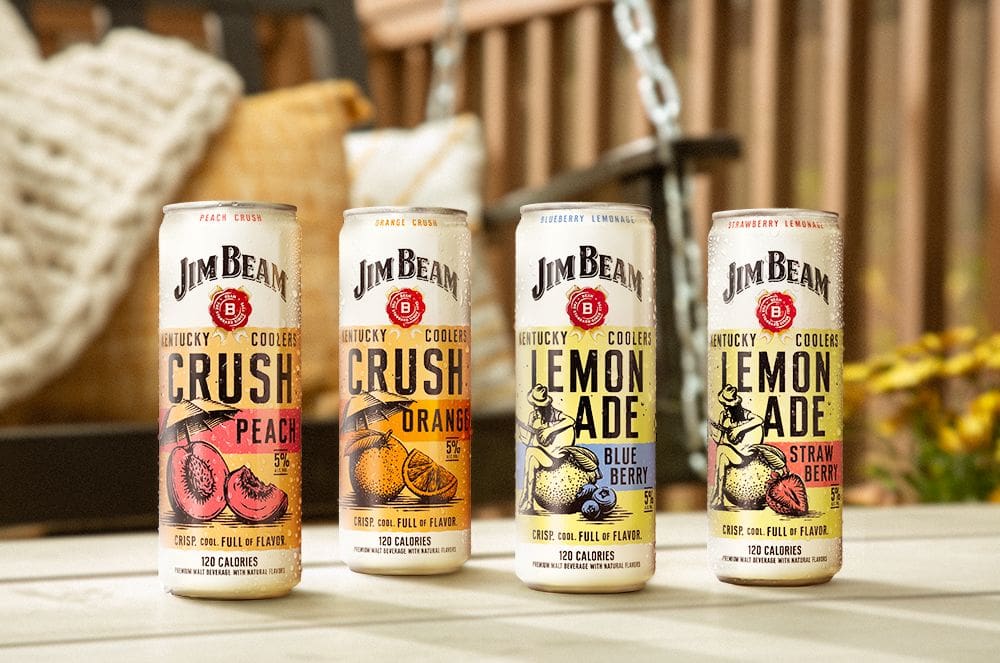 Jim Beam cans