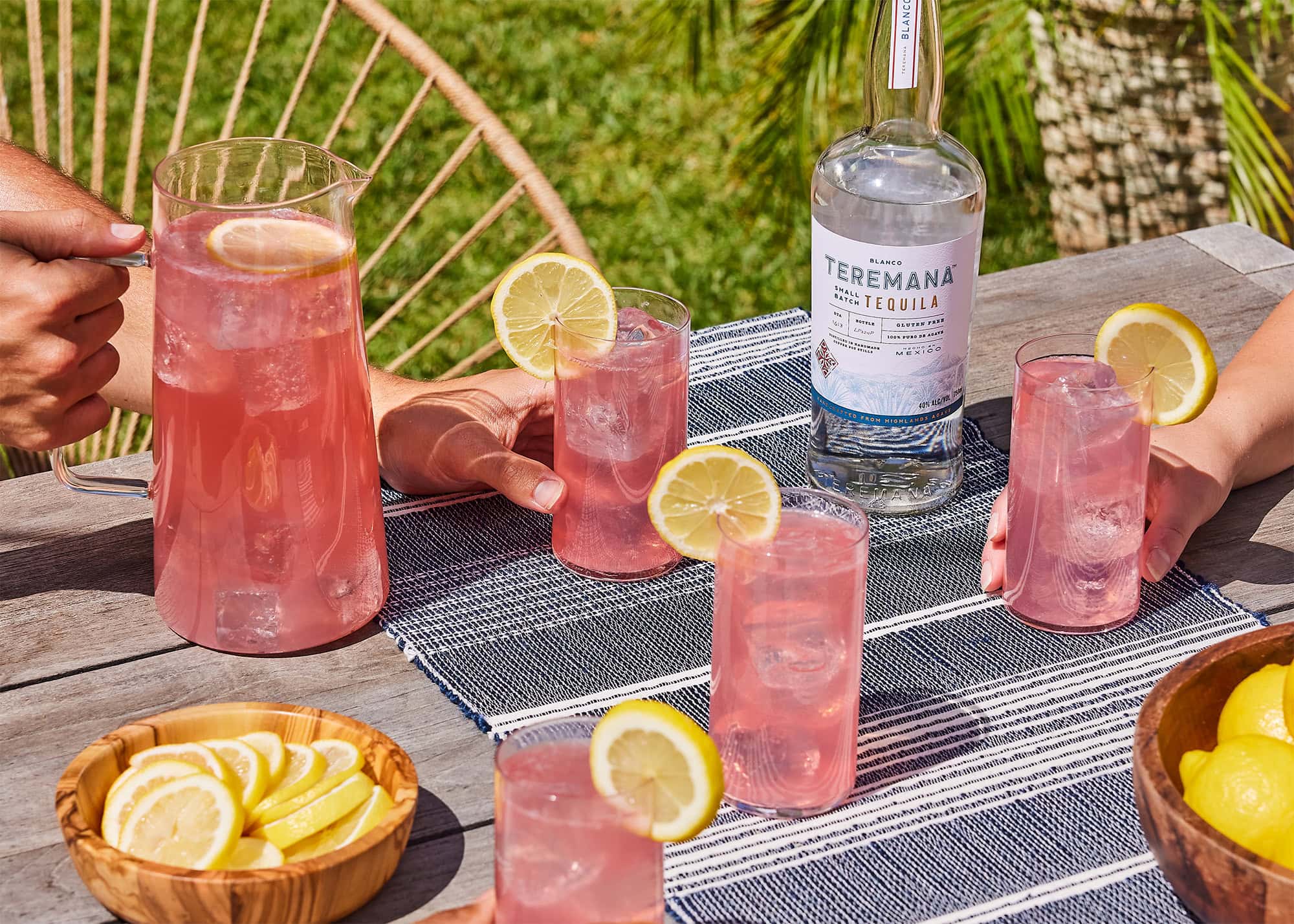 pink cocktails