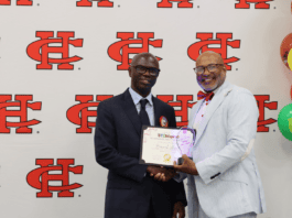 two men with CHISD logo