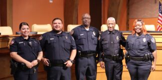 Cedar Hill ISD Hires Four New Police Officers CHISD-PD Officers