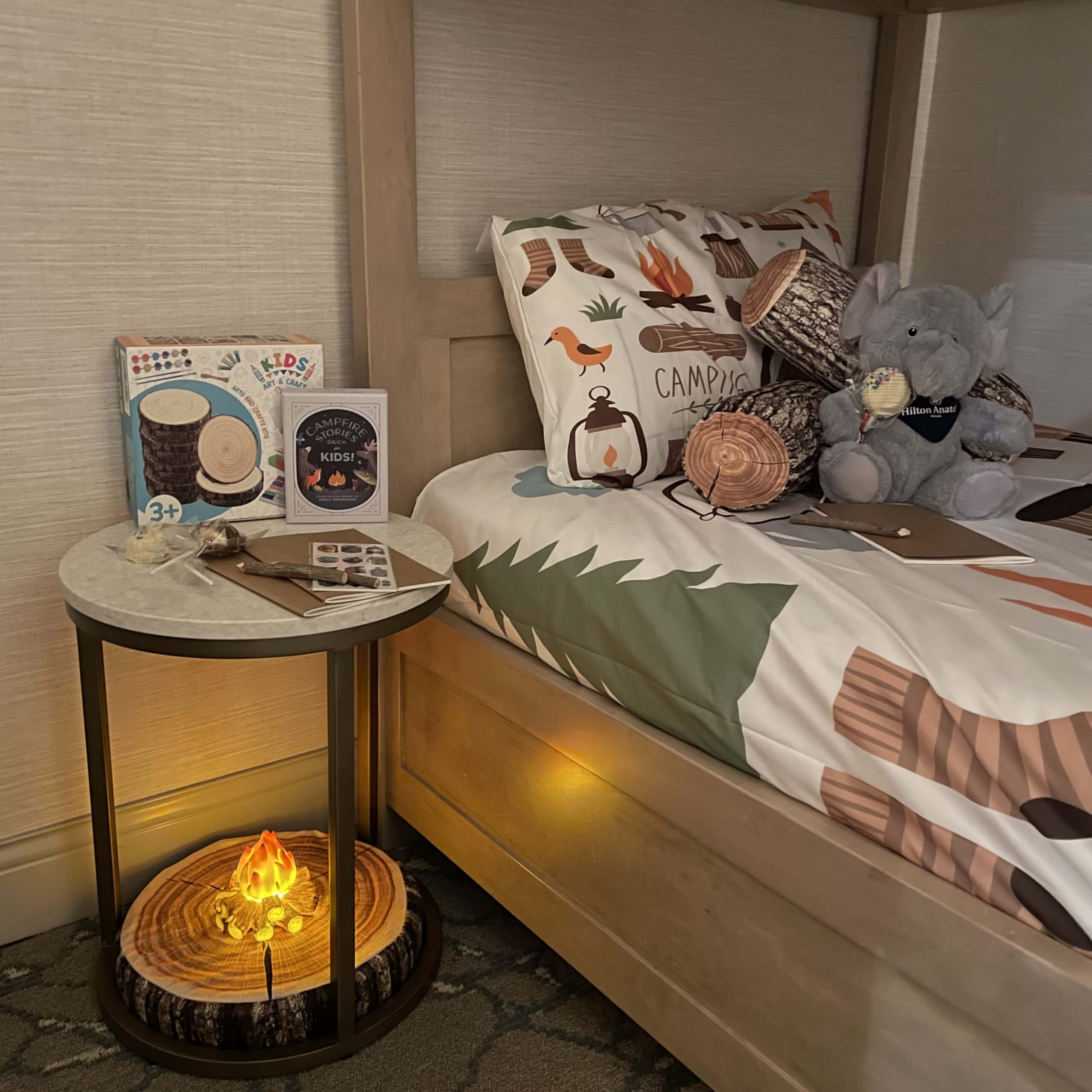 camp themed room