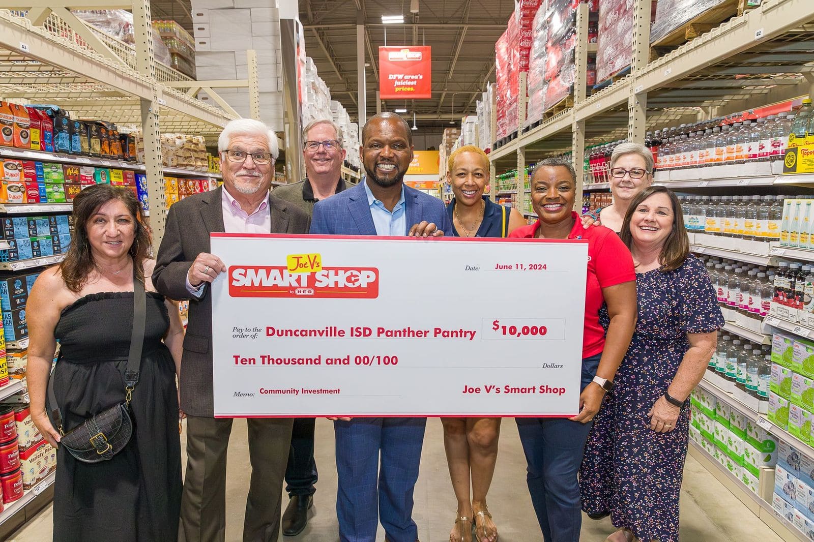 Duncanville ISD food pantry donation