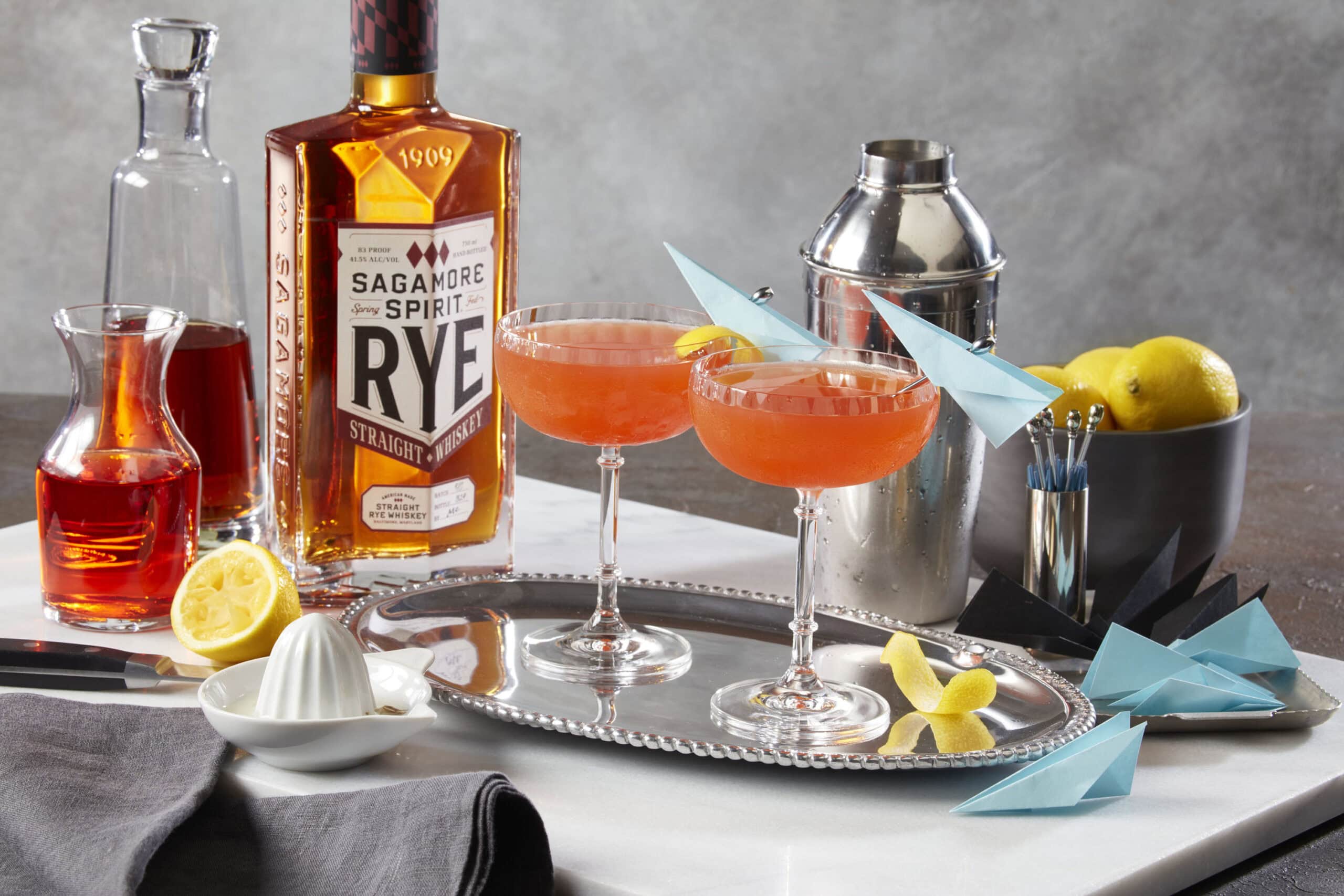 paper plane cocktails