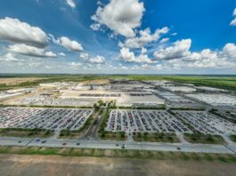Toyota plant aerial view