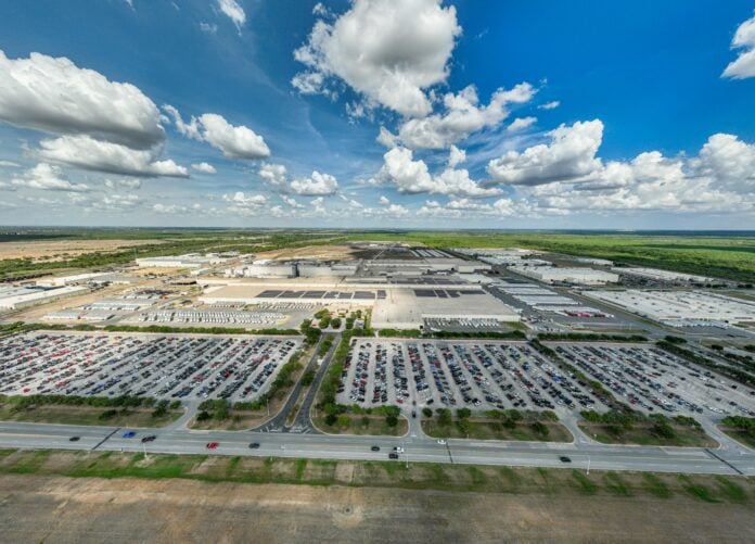 Toyota plant aerial view