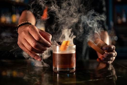 smoked old fashion