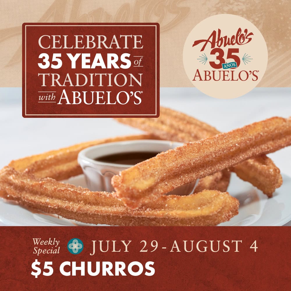 Abuelo's 35th anniversary