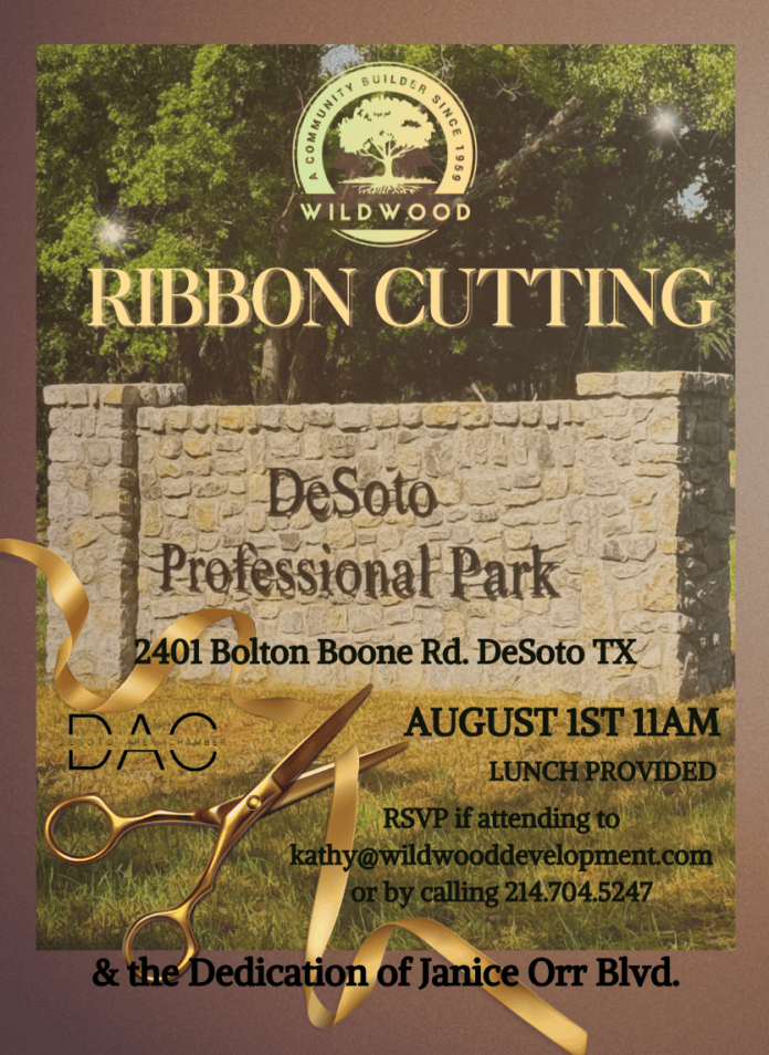 ribbon cutting flyer