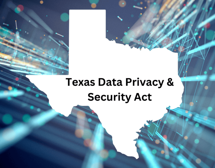 State of texas outline and data background